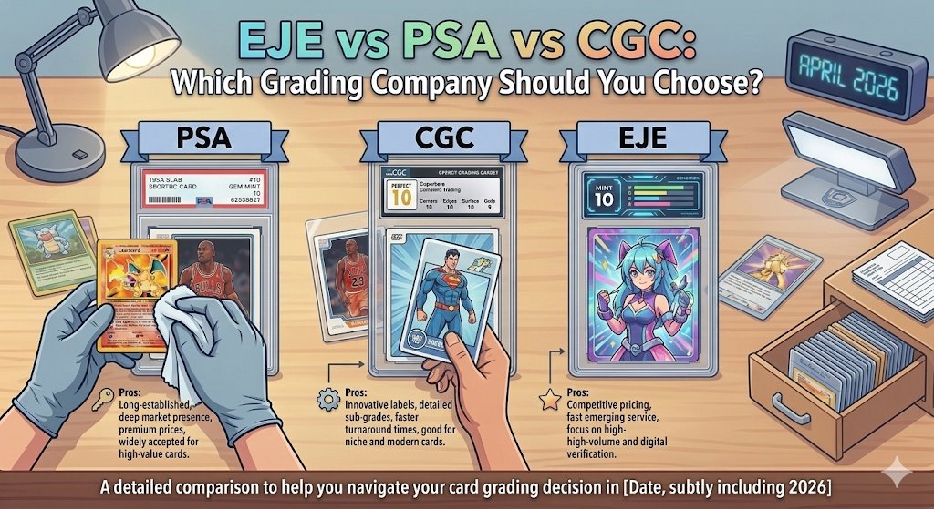 EJE vs PSA vs CGC grading company comparison