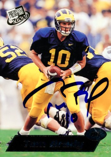 Tom Brady 2000 Press Pass Autograph rookie card EJE Gem Mint 10